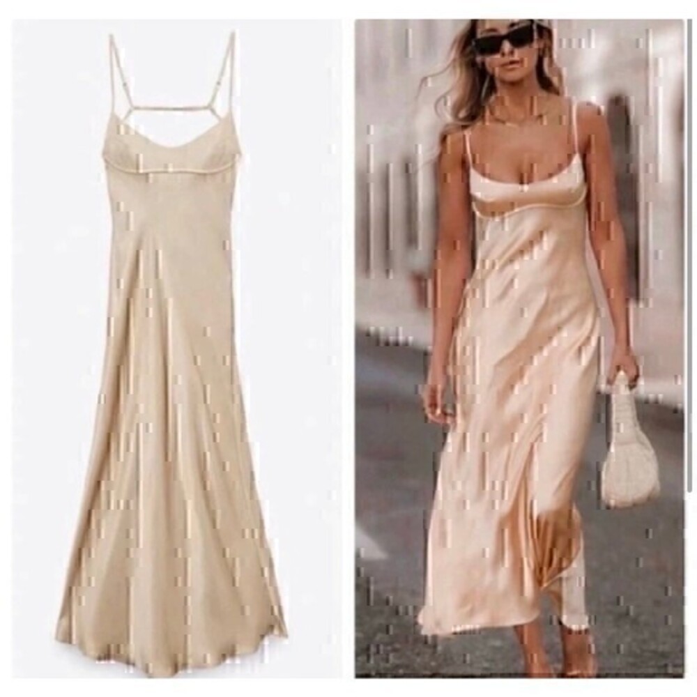 Zara cutout midi dress